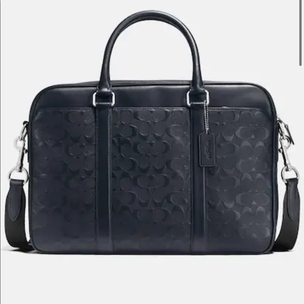 Perry Slim Brief in Signature Leather NWOT